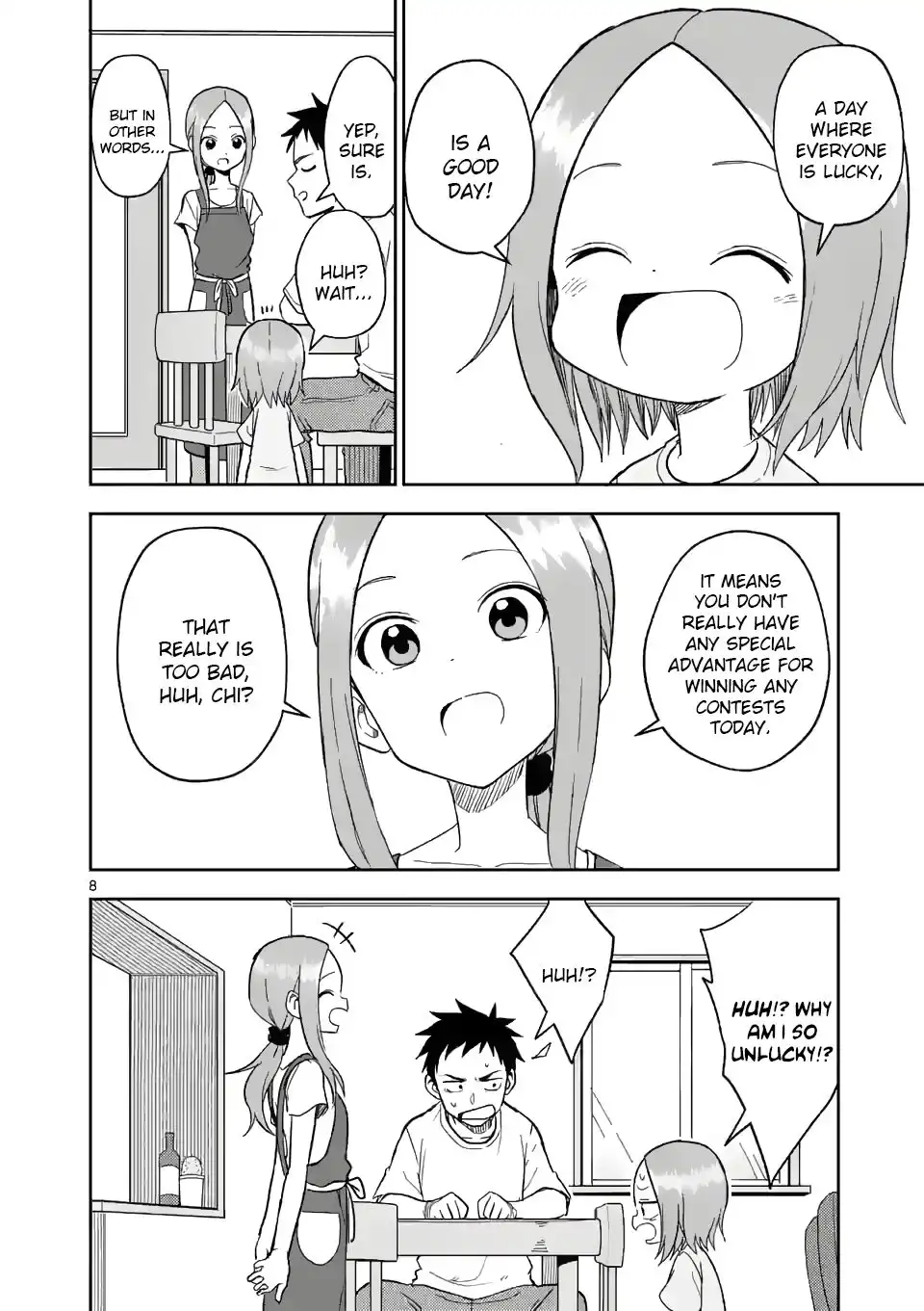 Karakai Jouzu no (Moto) Takagi-san Chapter 155 8